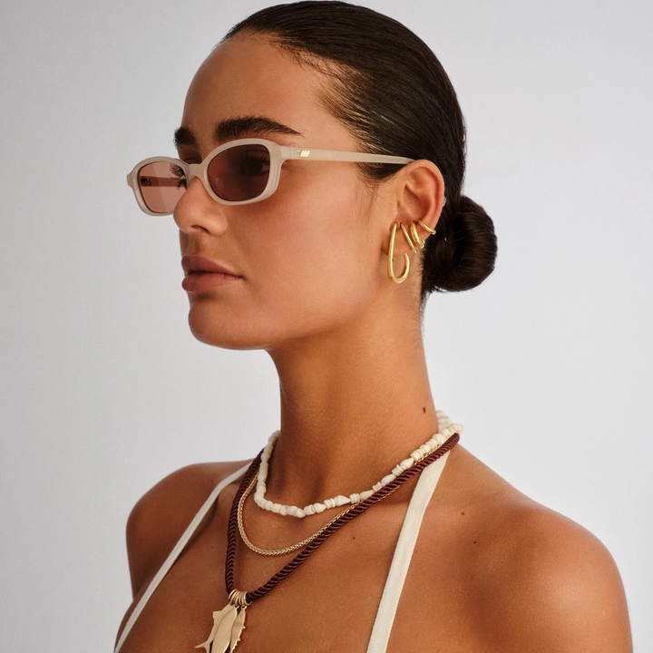 Le Specs Honey Pot Rectangle Sunglasses