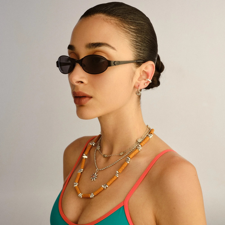 Le Specs Frostbite Uni-Sex Oval Sunglasses