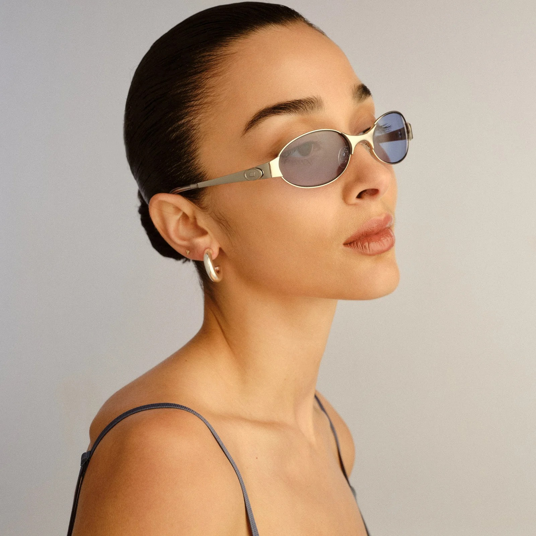 Le Specs Frostbite Uni-Sex Oval Sunglasses