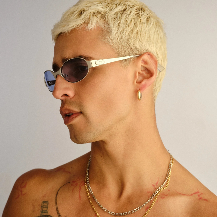 Le Specs Frostbite Uni-Sex Oval Sunglasses