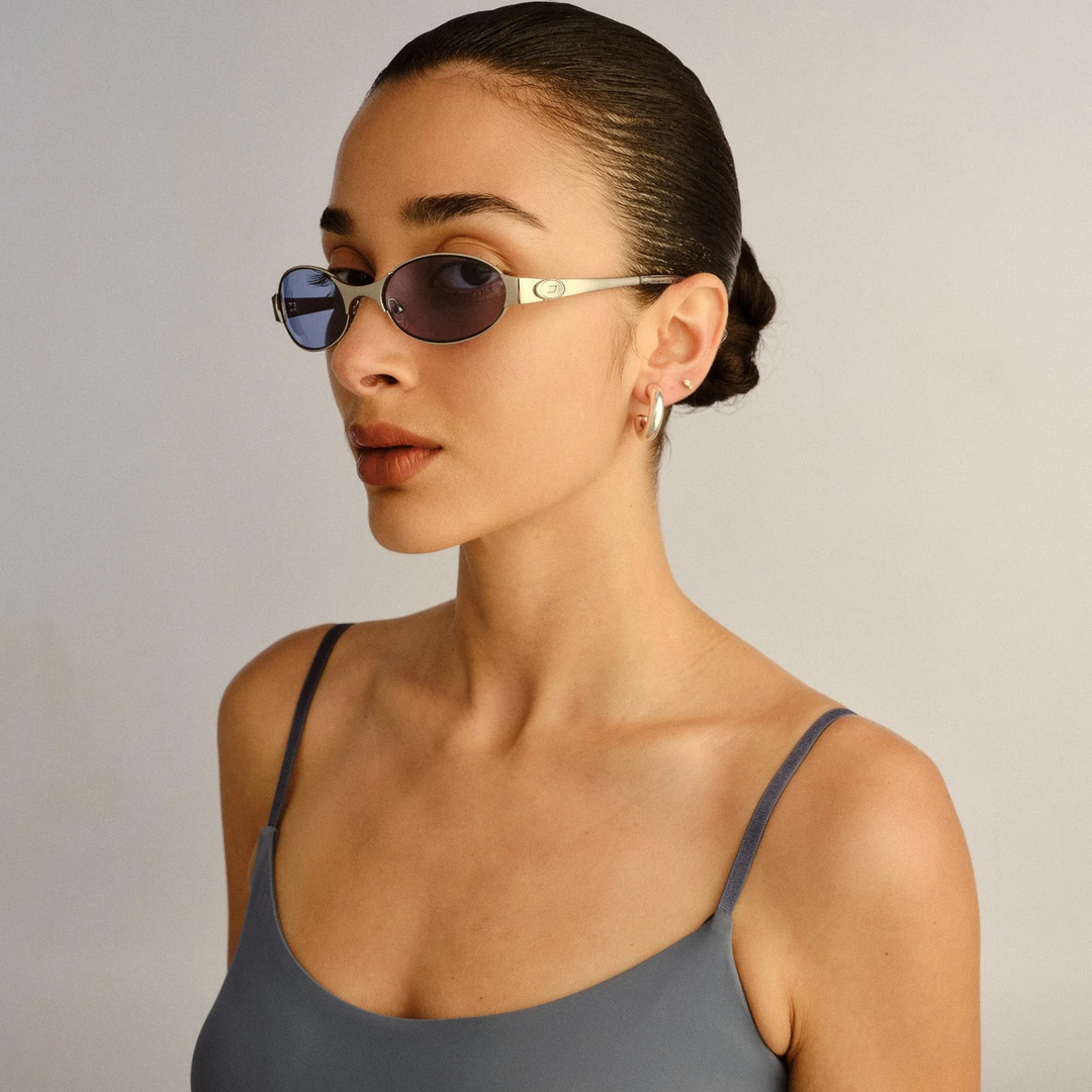 Le Specs Frostbite Uni-Sex Oval Sunglasses