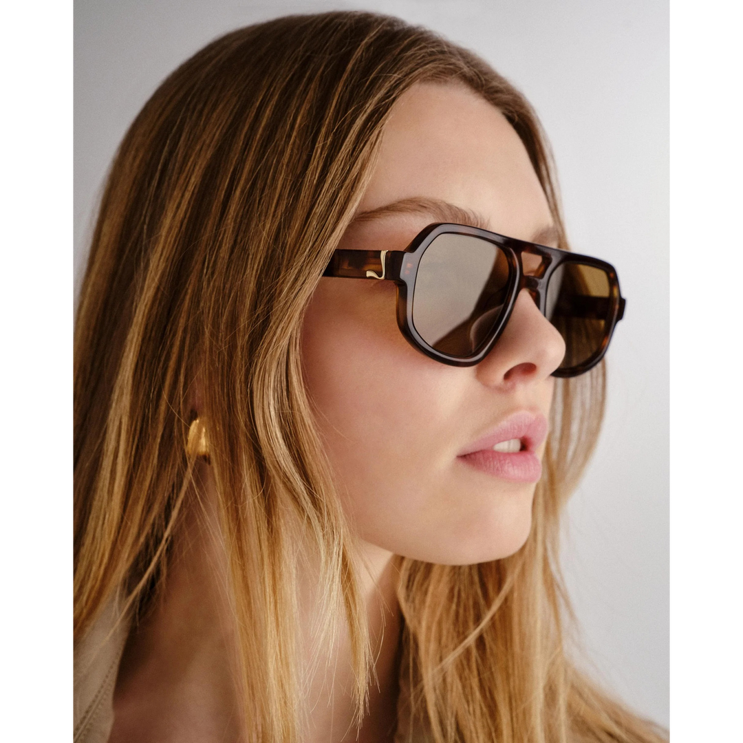 Luv Lou The Banks Female Aviator Sunglasses