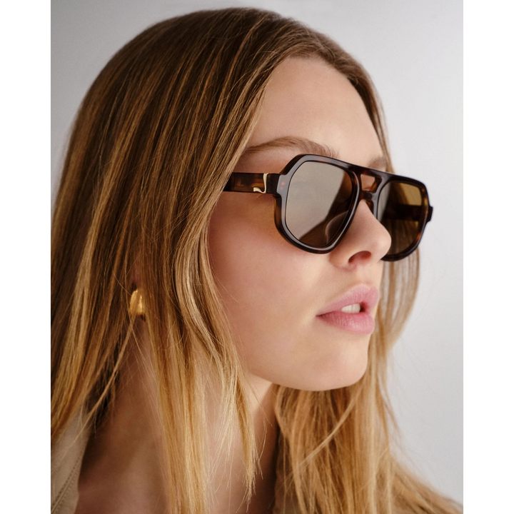 Luv Lou The Banks Female Aviator Sunglasses
