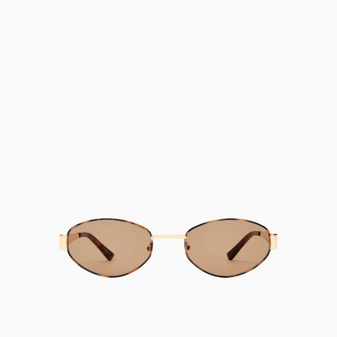 Luv Lou The Boston Tort Female Oval Sunglasses