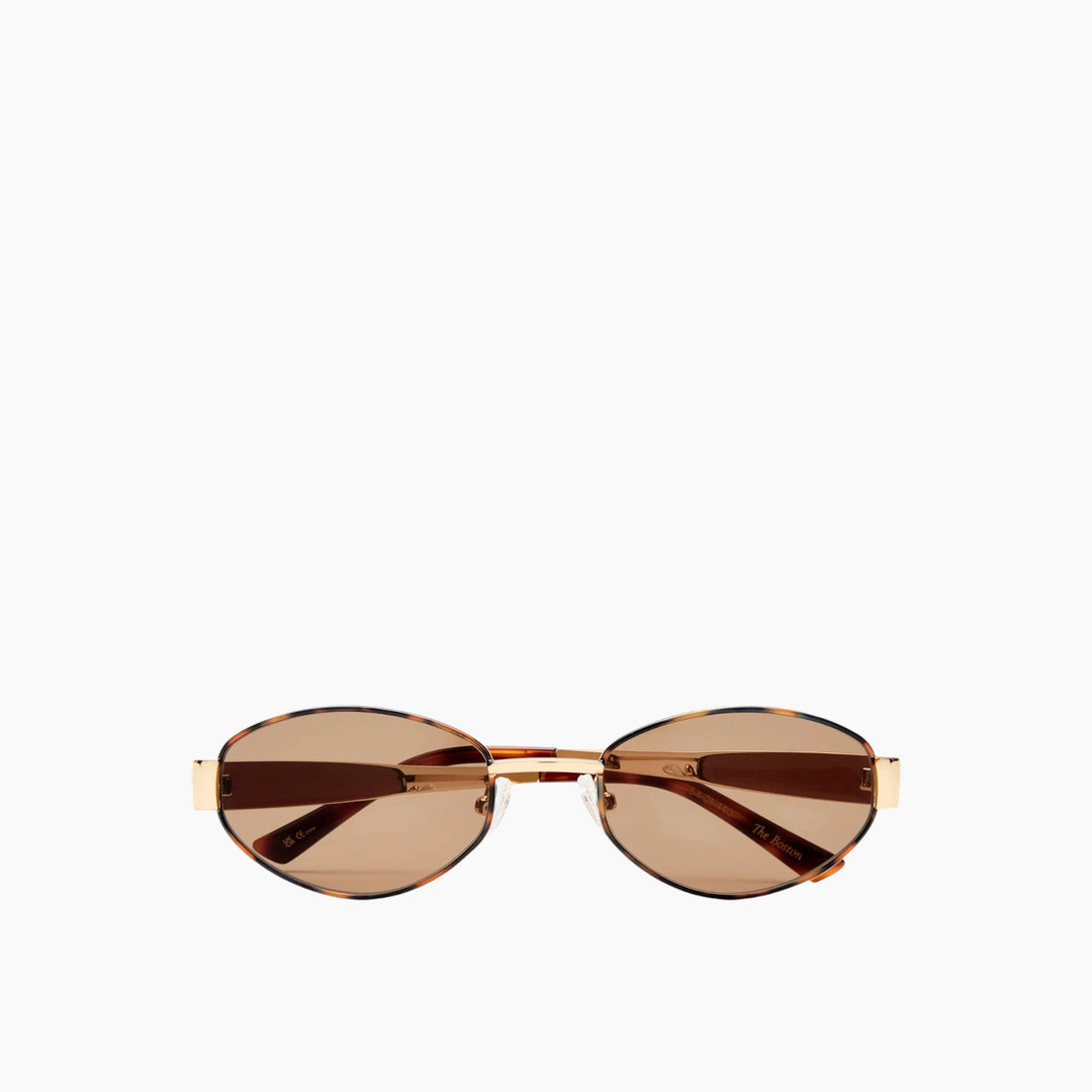 Luv Lou The Boston Tort Female Oval Sunglasses