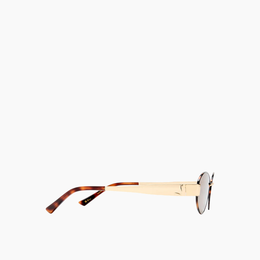 Luv Lou The Boston Tort Female Oval Sunglasses