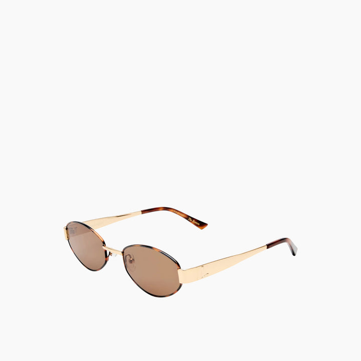 Luv Lou The Boston Tort Female Oval Sunglasses