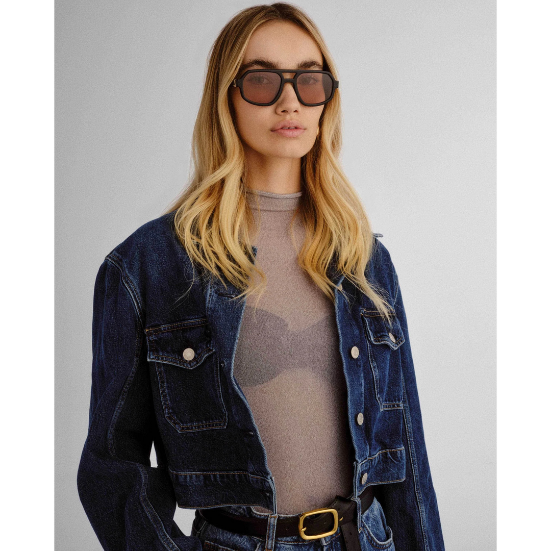 Luv Lou The Banks Female Aviator Sunglasses