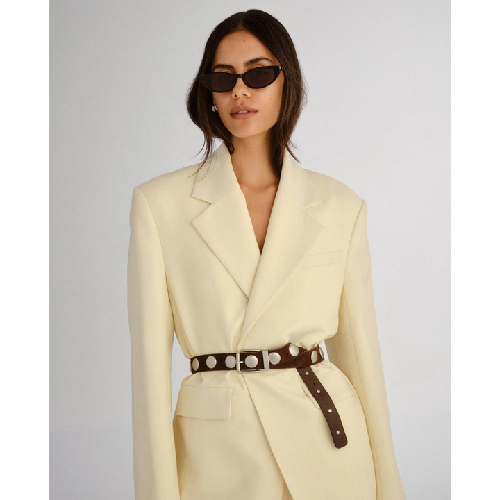 Luv Lou The Blair Black Female Cat-Eye Sunglasses - HUNA