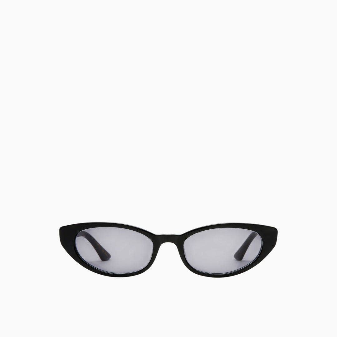 Luv Lou The Blair Black Female Cat-Eye Sunglasses - HUNA