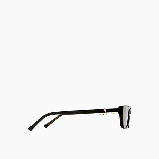 Luv Lou The Phoebe Black Female Rectangle Sunglasses