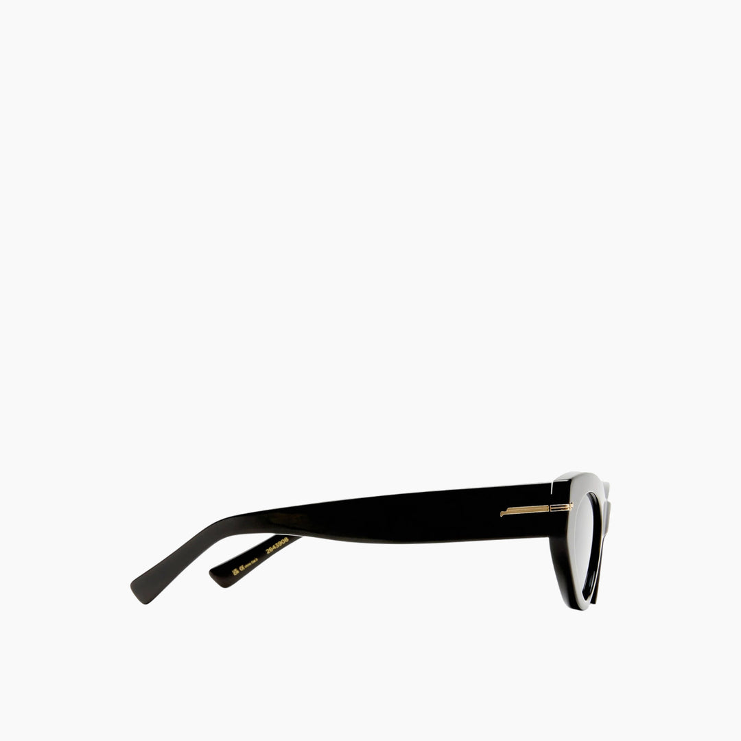 Luv Lou The Sofia Black Polarized Female Cat-Eye Sunglasses - HUNA