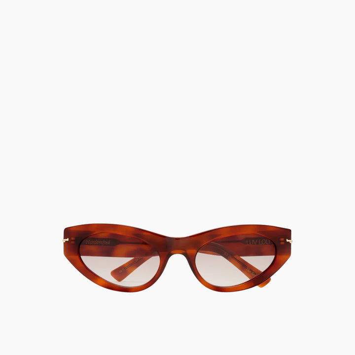 Luv Lou The Sofia Honey Tort Female Cat-Eye Sunglasses