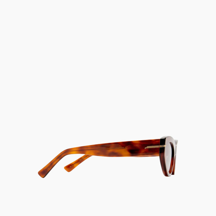 Luv Lou The Sofia Honey Tort Female Cat-Eye Sunglasses