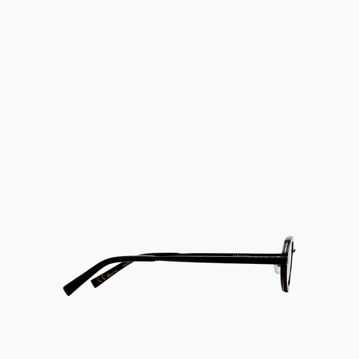 Luv Lou The Sage Black Female Oval Sunglasses