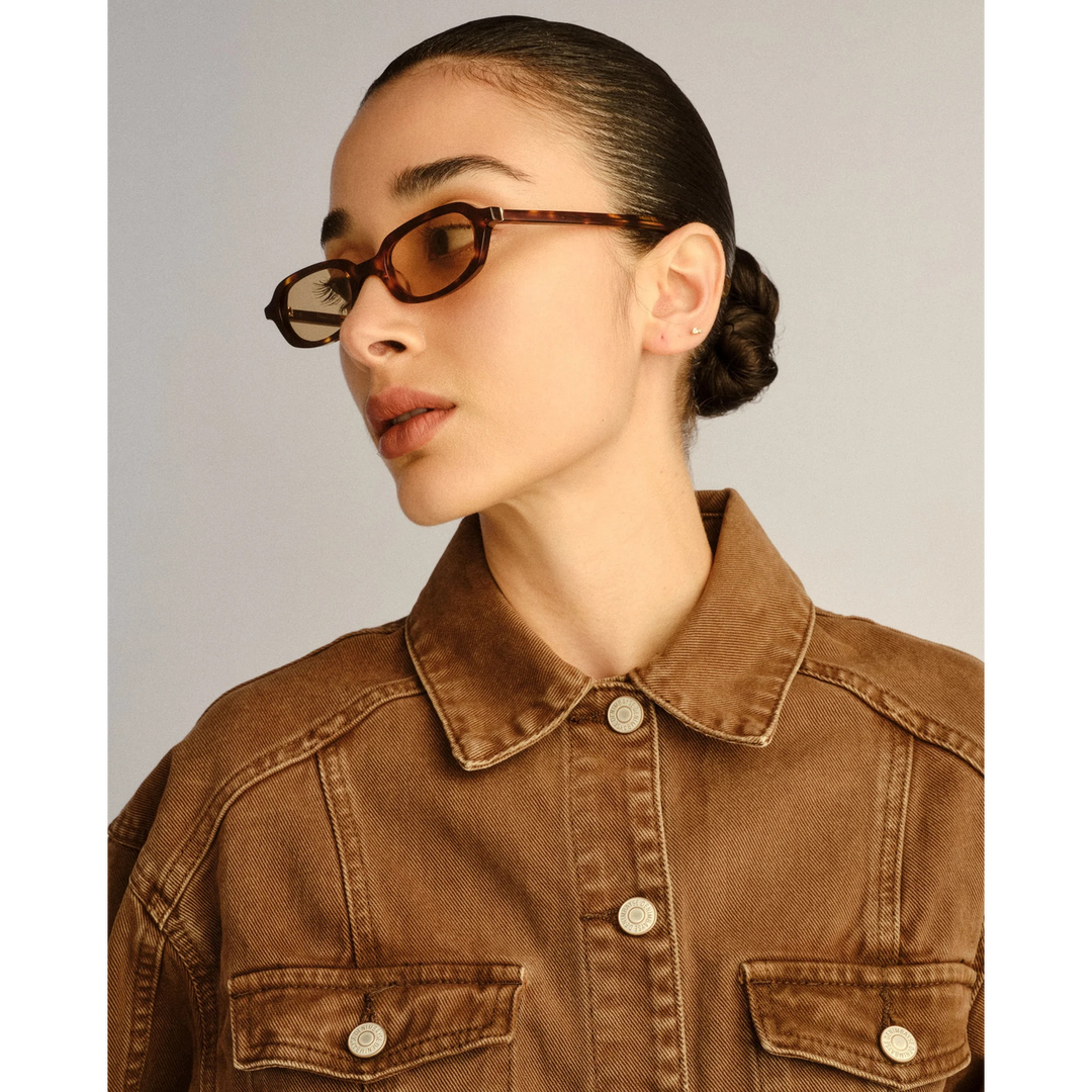 Luv Lou The Mimi Female Rectangle Sunglasses