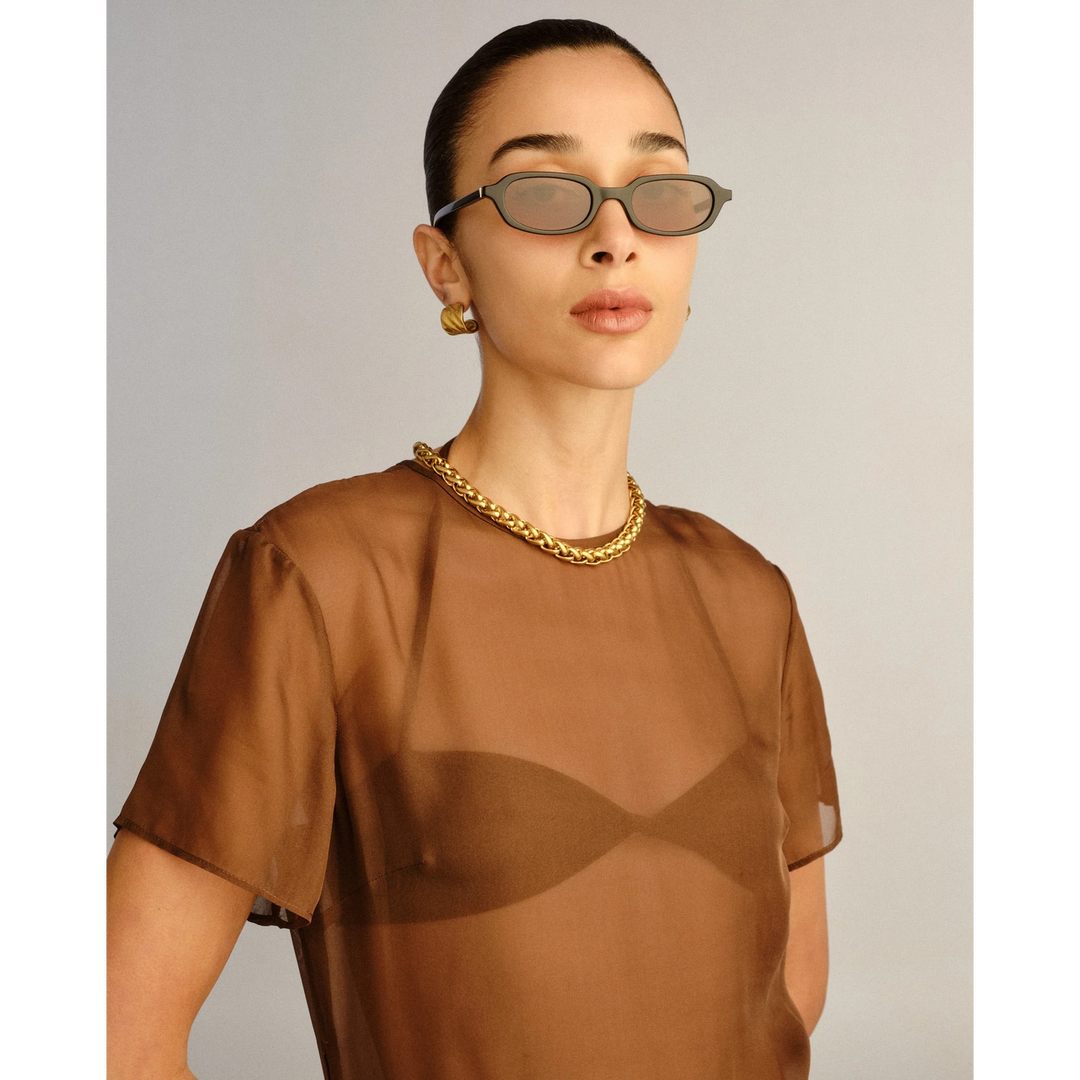 Luv Lou The Mimi Female Rectangle Sunglasses