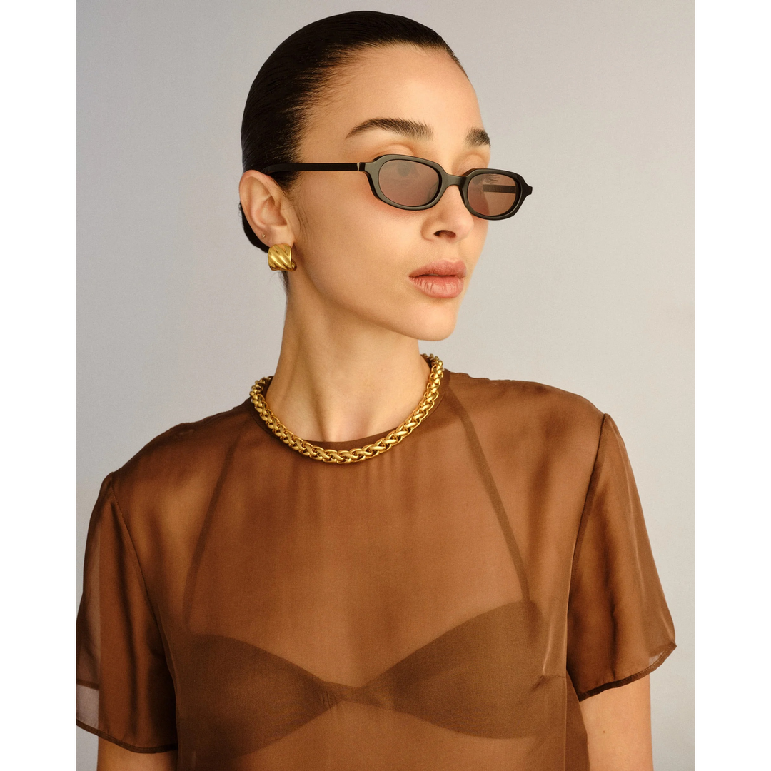 Luv Lou The Mimi Female Rectangle Sunglasses