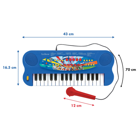 Lexibook Paw Patrol Electronic Keyboard With Mic 3