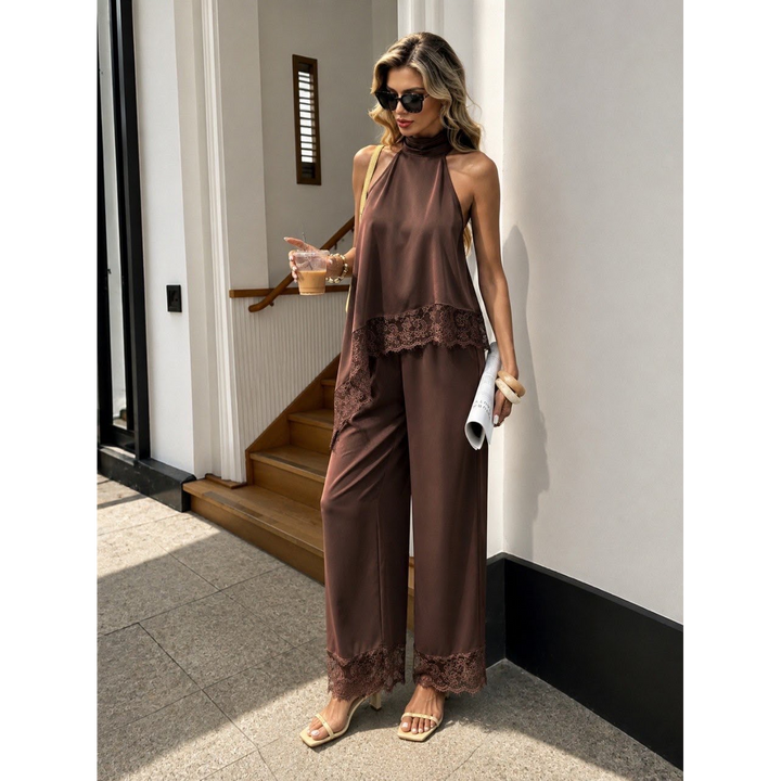 Lace Trim Co-Ord Set