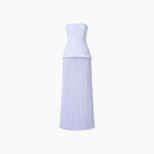 Elliatt Lacy Strapless Gown in Powder Blue