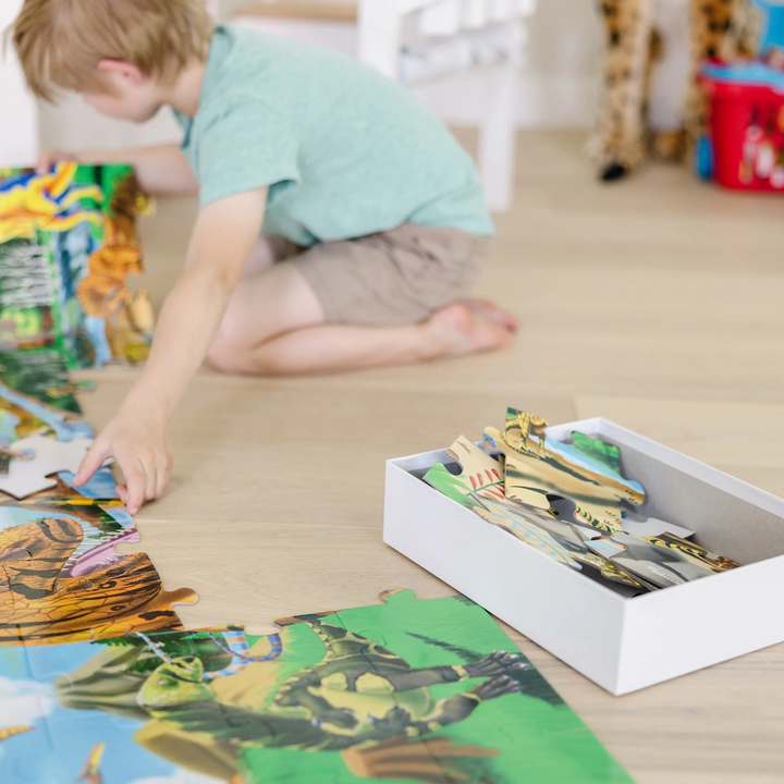 Melissa &amp; Doug 48-piece dinosaurs floor puzzle