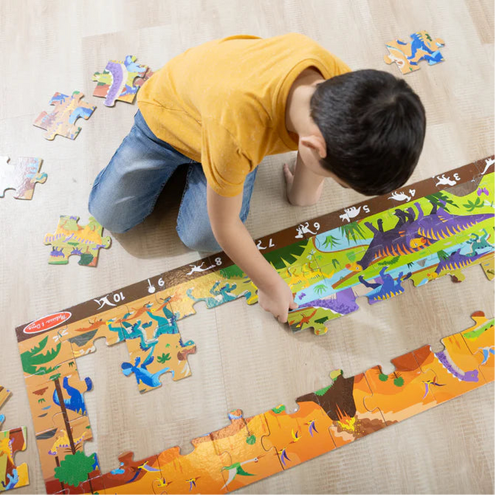 Melissa &amp; Doug Land of Dinosaurs Floor Puzzle (48 PC)