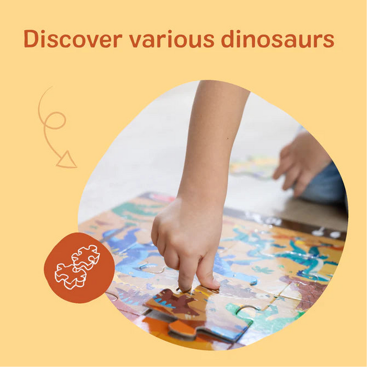 Melissa &amp; Doug Land of Dinosaurs Floor Puzzle (48 PC)