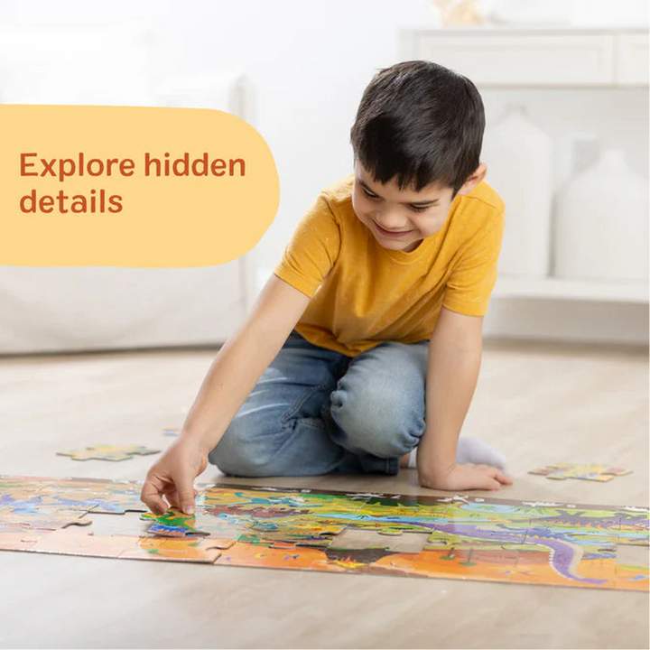 Melissa &amp; Doug Land of Dinosaurs Floor Puzzle (48 PC)
