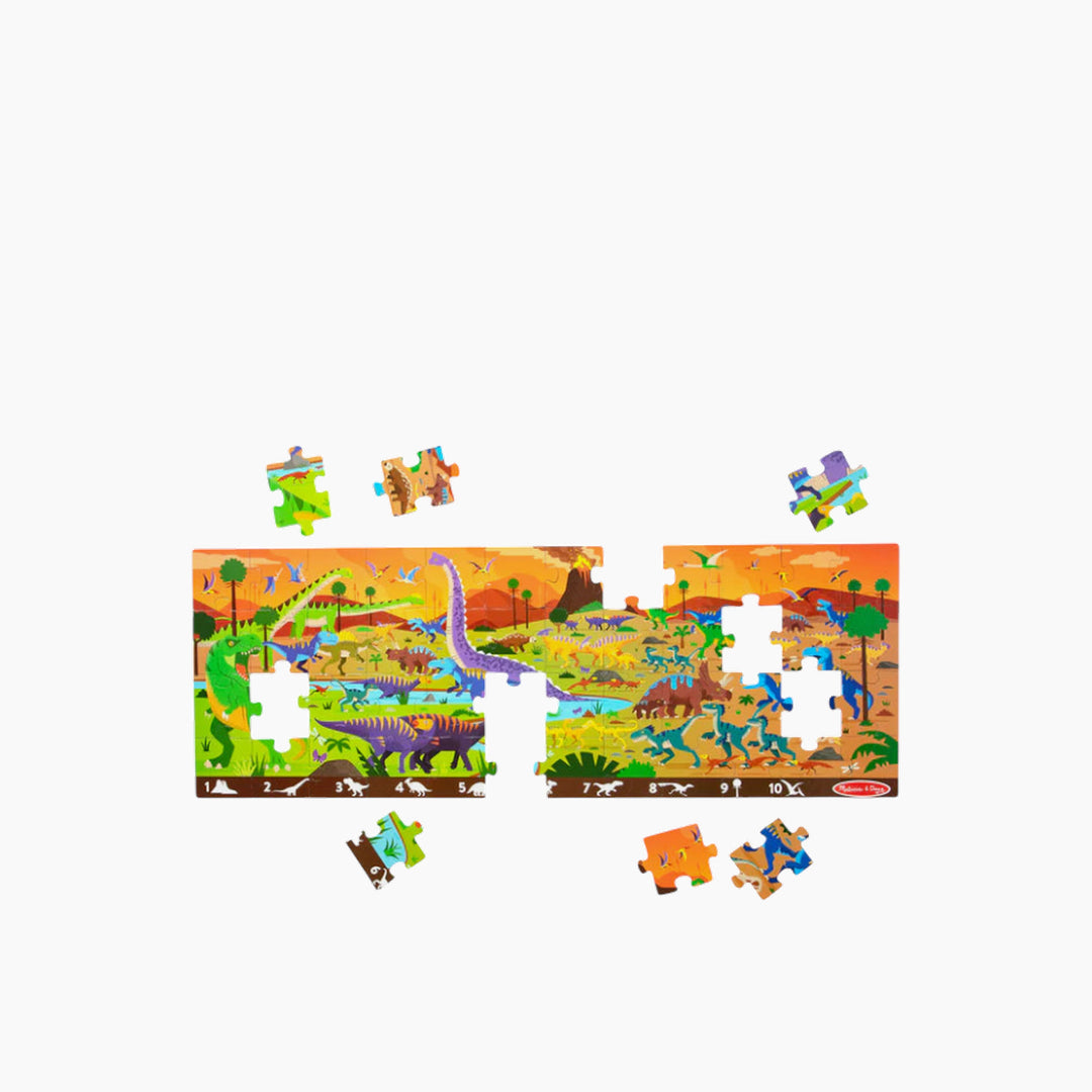 Melissa &amp; Doug Land of Dinosaurs Floor Puzzle (48 PC)