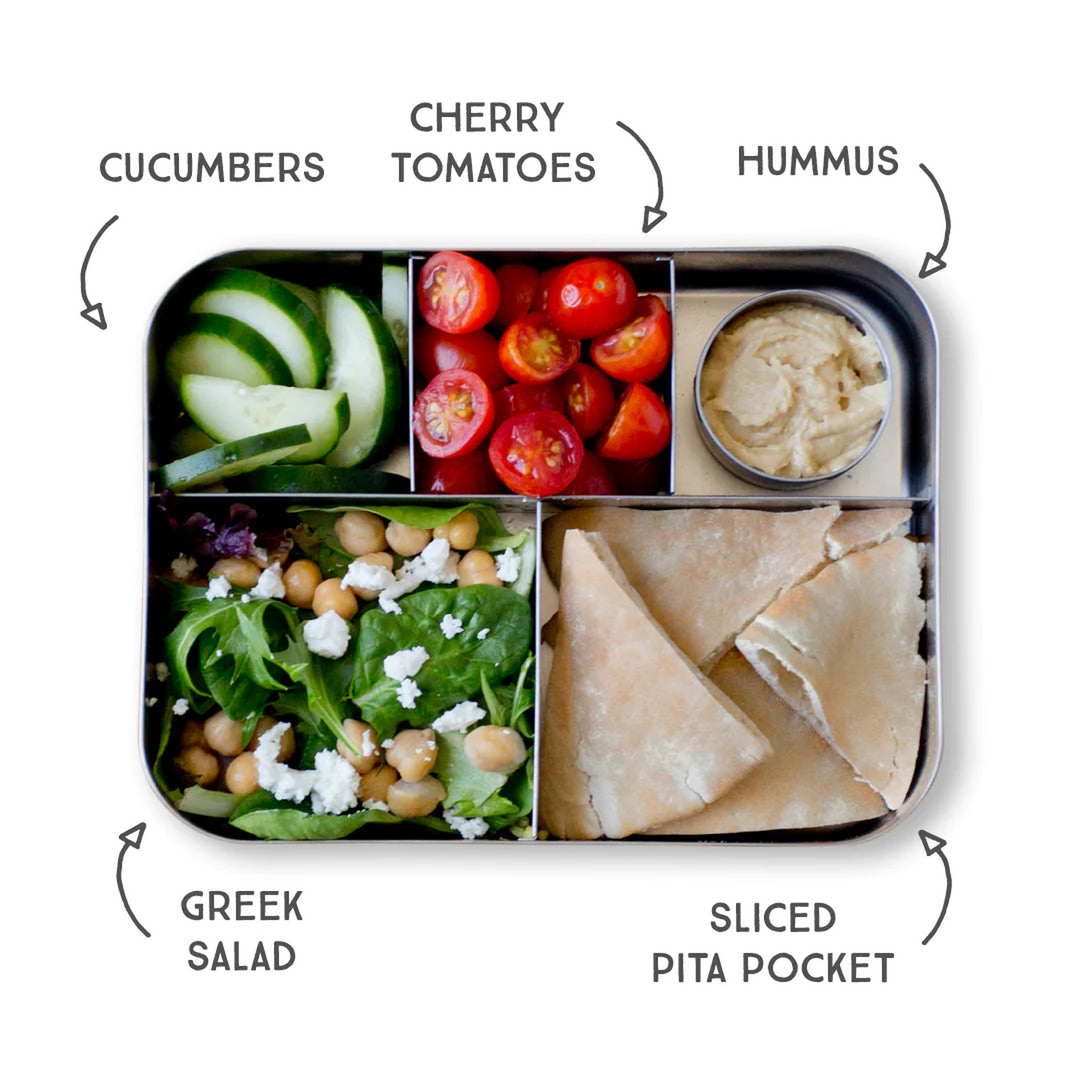 LunchBots Large Cinco Bento Box