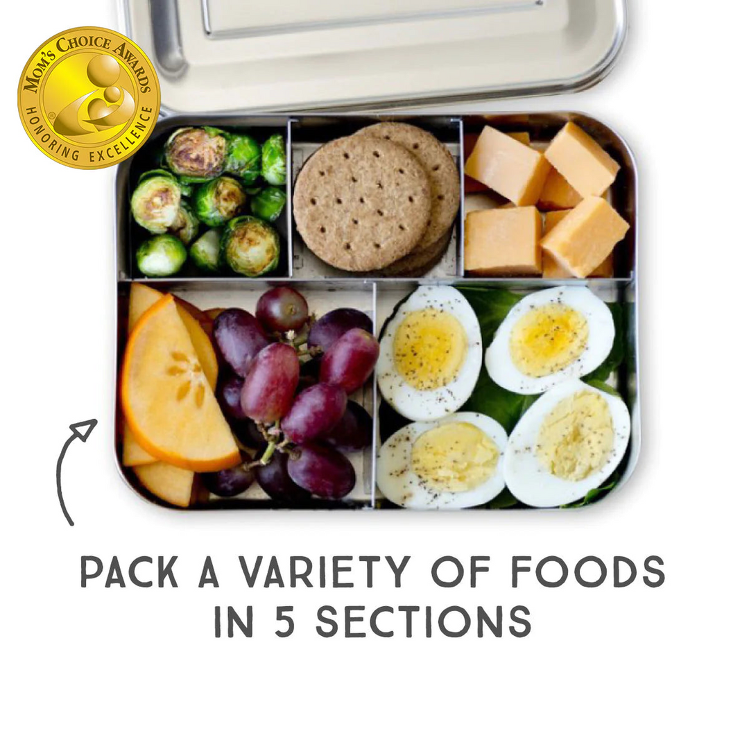 LunchBots Large Cinco Bento Box