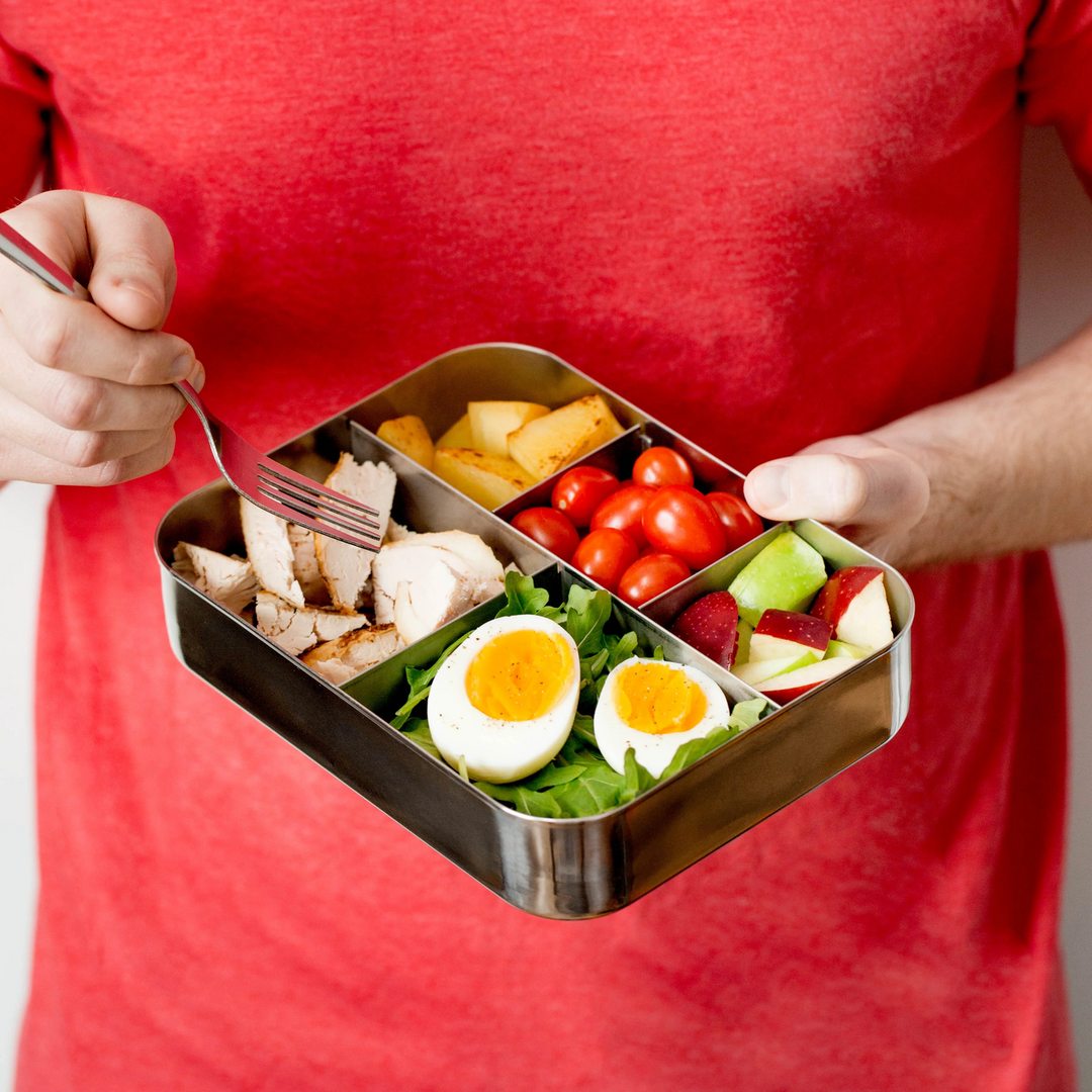 LunchBots Large Cinco Bento Box