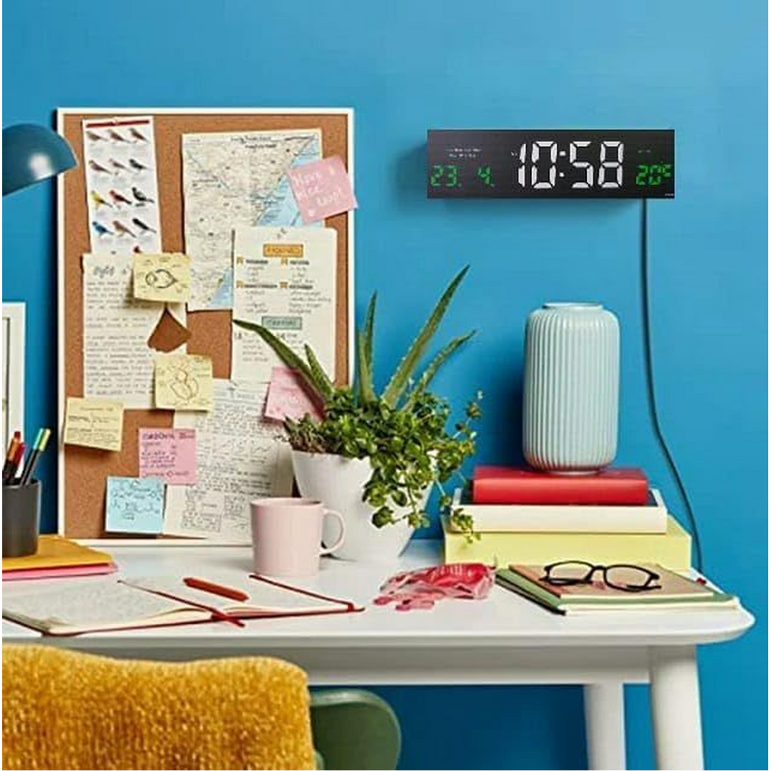 Generic Rechargeable Wooden LED Clock