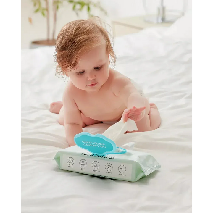 Momcozy largest water wipes, 60 count