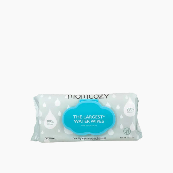 Momcozy largest water wipes, 60 count