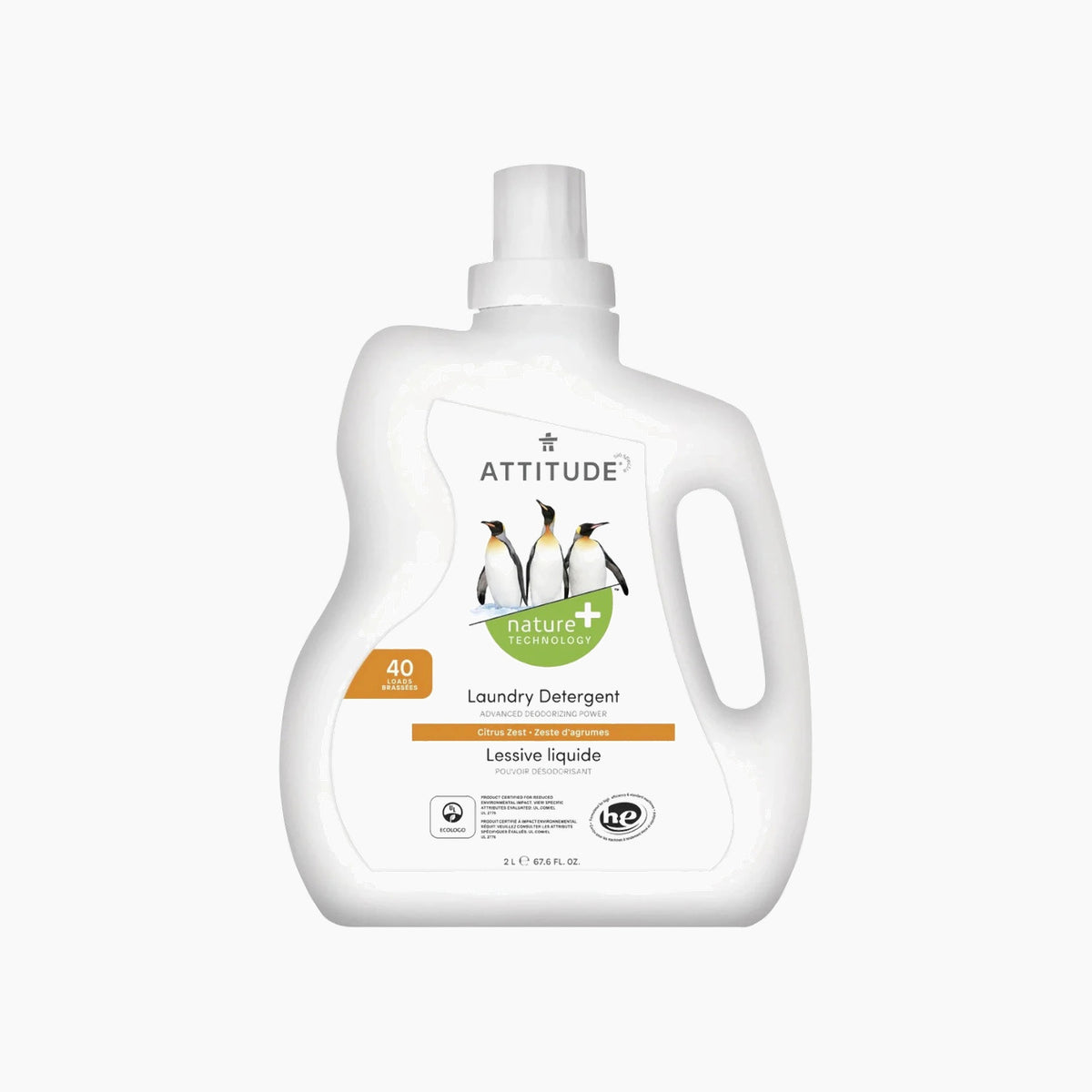 Attitude Laundry Detergent Citrus Zest 2 Liters