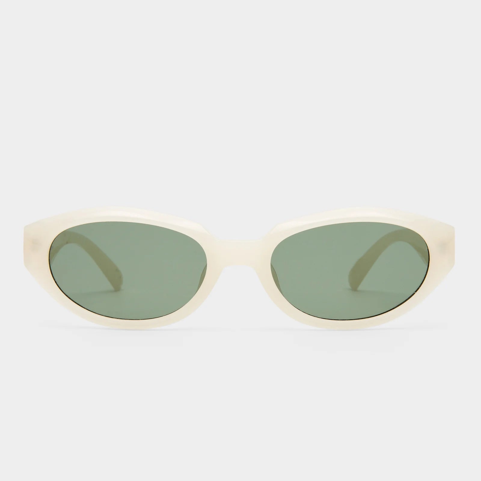 نظارات Le Specs Le Bijou LSP2552245 - أبيض بصري/ كاكي أحادي