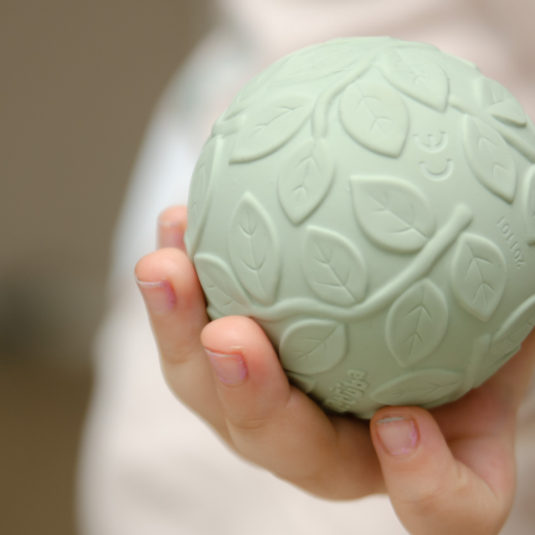 Natruba Leaf Sensory Ball Set - Green