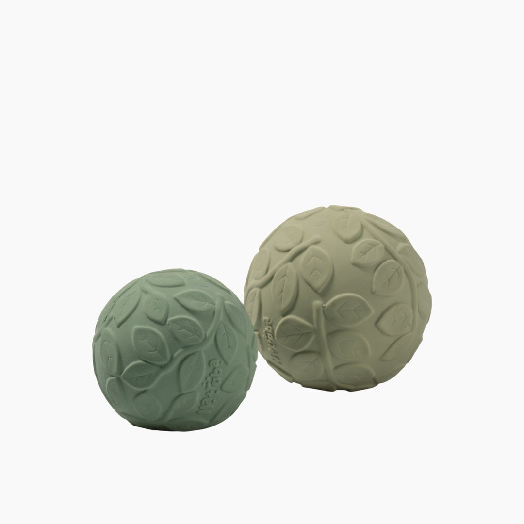 Natruba Leaf Sensory Ball Set - Green