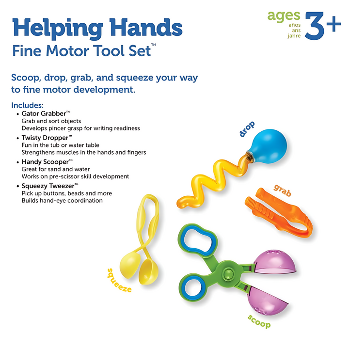 The Learning Resources - Helping Hands Fine Motor Tool Set
