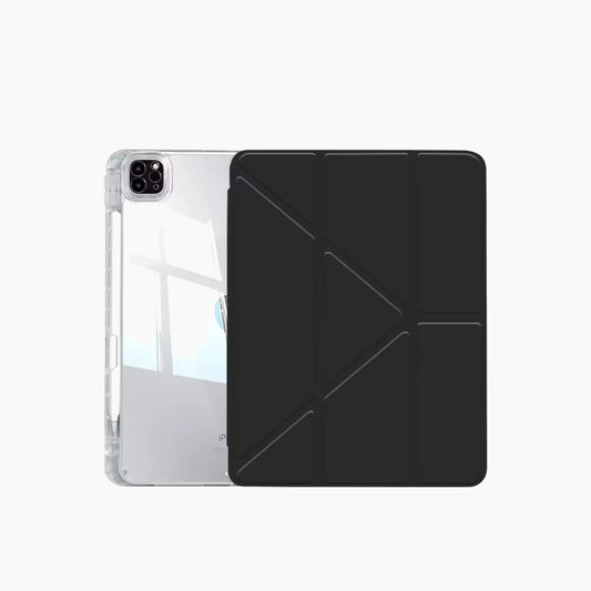 Leather Clear PU Leather Anti-drop Magnetic iPad Case