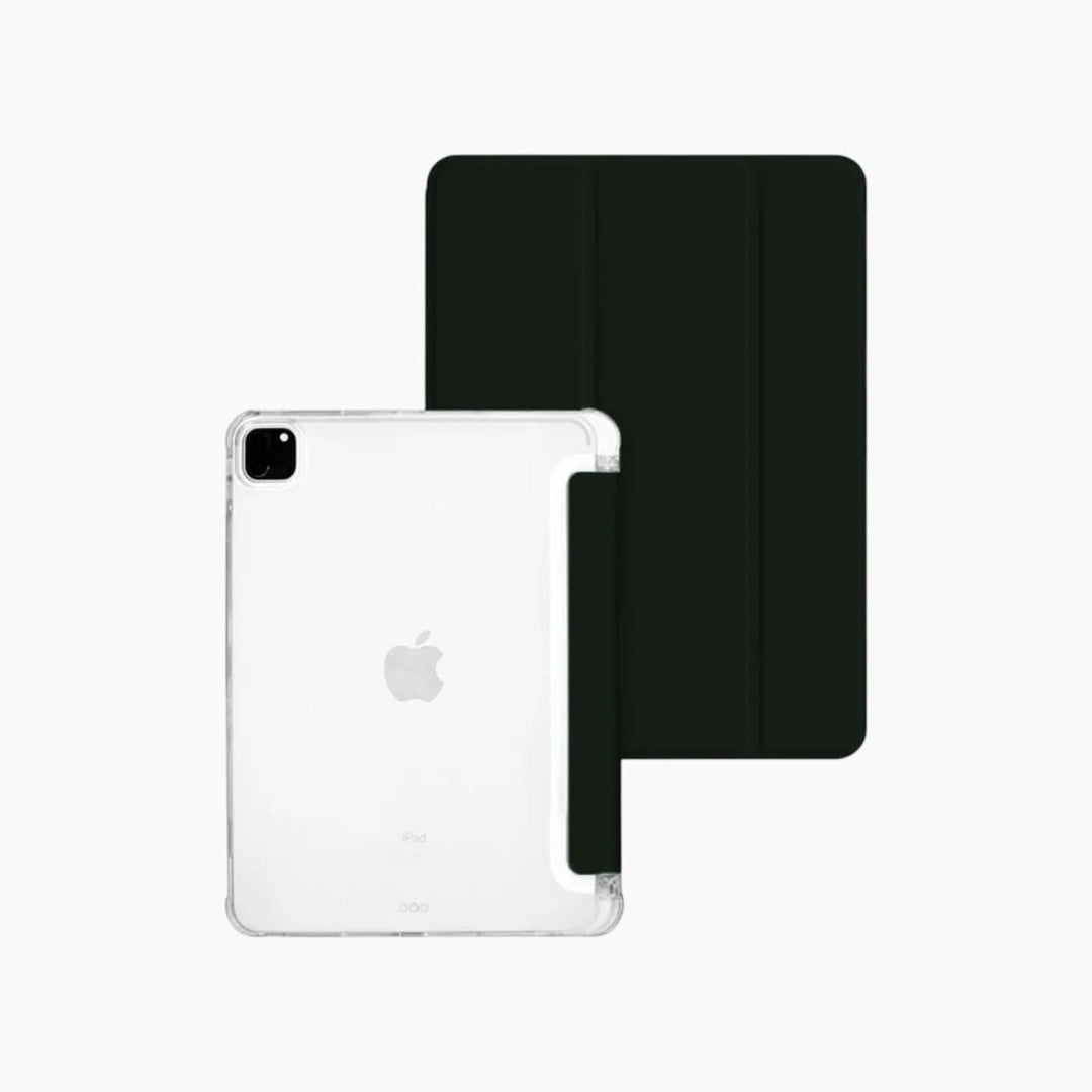 Catchy Jo Leather Shockproof Transparent iPad Case