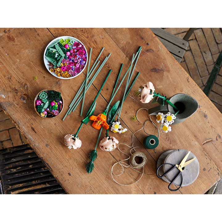 Lego Creator Expert Flower Bouquet, Artificial Flowers, Botanical Collection