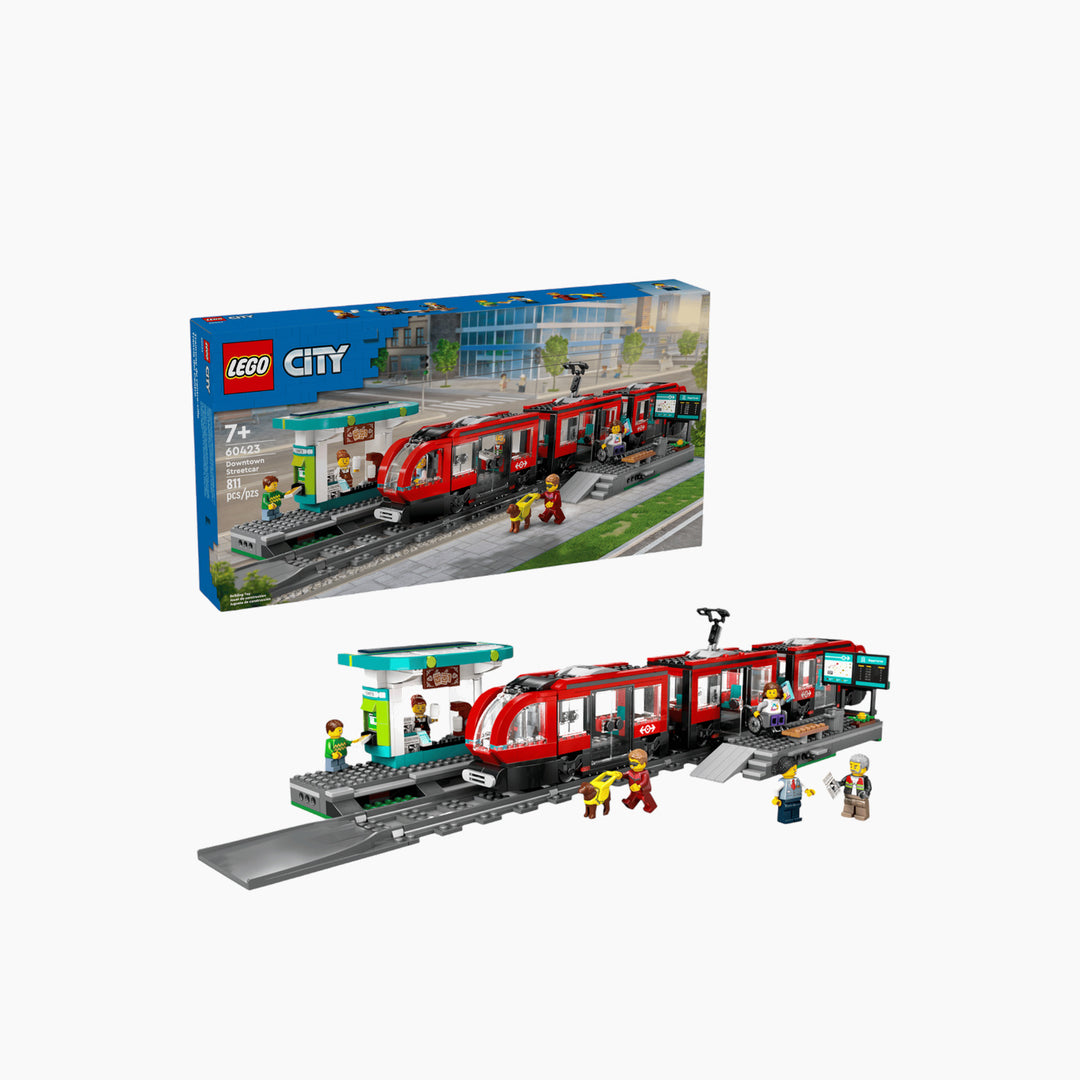Lego Downtown Streetcar And Station - 811 Pcs