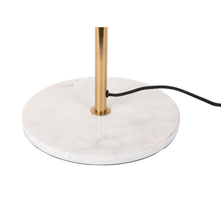 Leitmotiv Waved Floor Lamp - Gold Plated