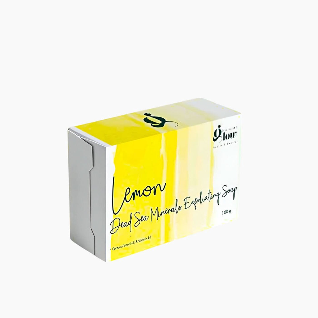 Natural Glow Lemon Dead Sea Minerals Exfoliating Soap