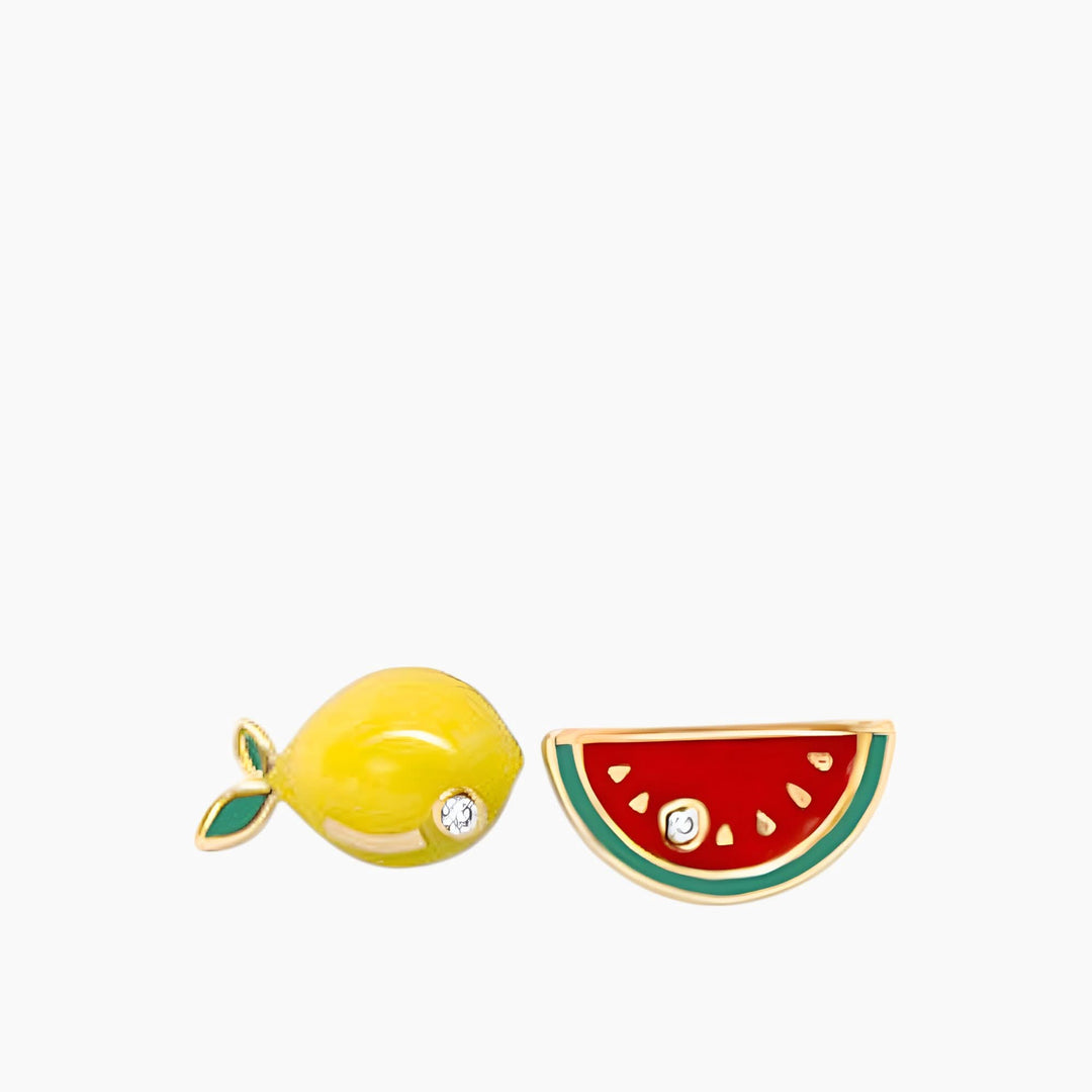 Baby Chic Fine Jewelry Lemon &amp; Watermelon Earrings