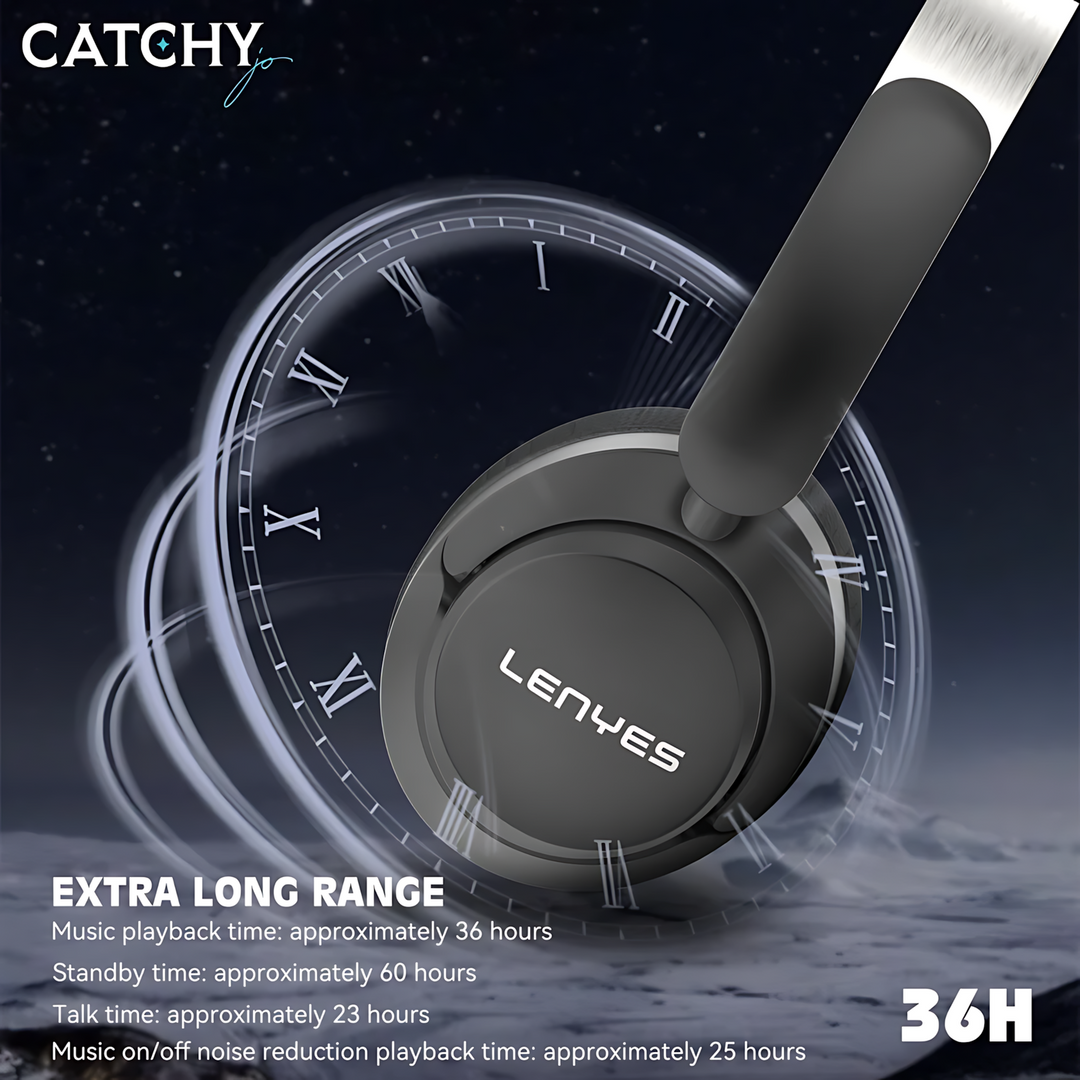 Lenyes LH25 wireless headset with 40mm speaker drivers