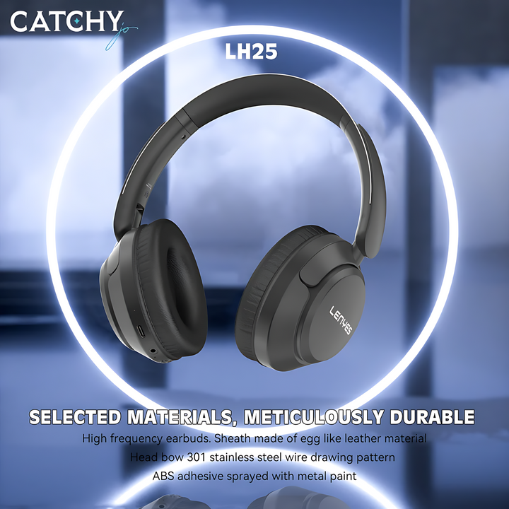 Lenyes LH25 wireless headset with 40mm speaker drivers